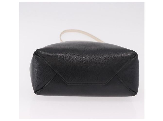 Céline CELINE Vertical Cabas Small Borsa a Mano in Pelle 2way White Auth ka5169 Bianco - vista 12