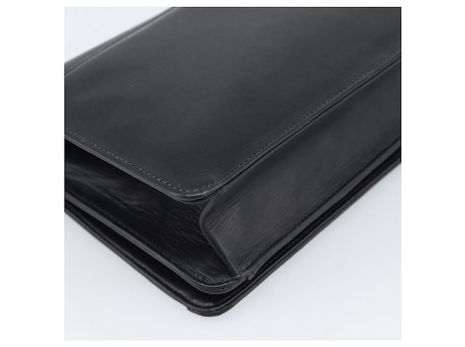 Borsa a Spalla con Catena GIVENCHY in Pelle Nera Oro Auth 190822A Nero D'oro - vista 13