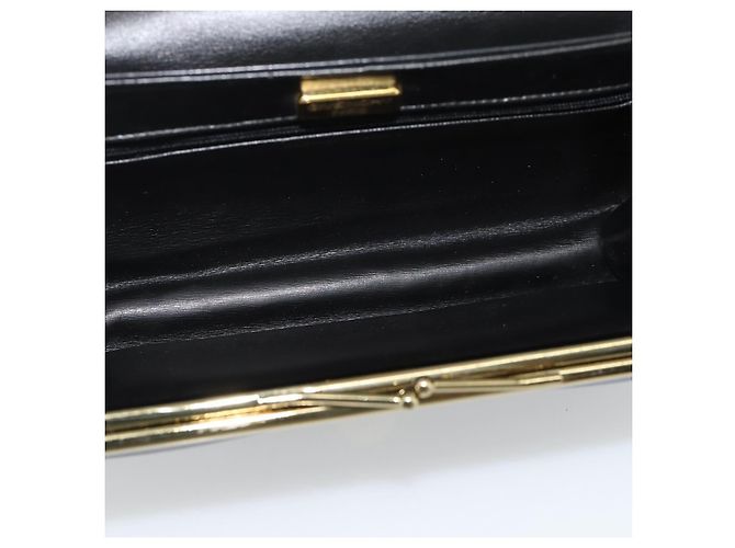 Borsa a Spalla con Catena GIVENCHY in Pelle Nera Oro Auth 190822A Nero D'oro - vista 17