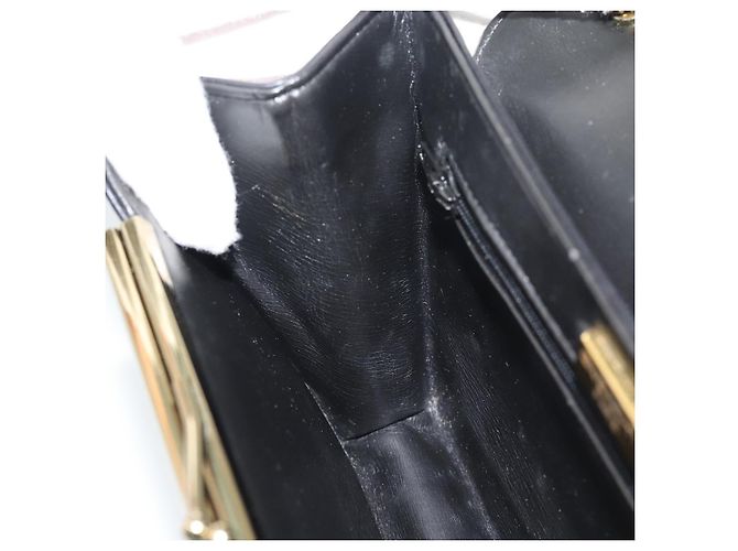 Borsa a Spalla con Catena GIVENCHY in Pelle Nera Oro Auth 190822A Nero D'oro - vista 19