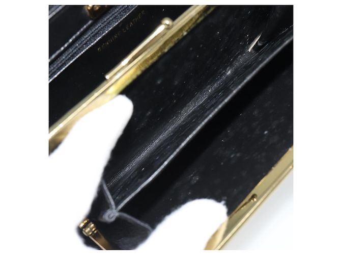 Borsa a Spalla con Catena GIVENCHY in Pelle Nera Oro Auth 190822A Nero D'oro - vista 22