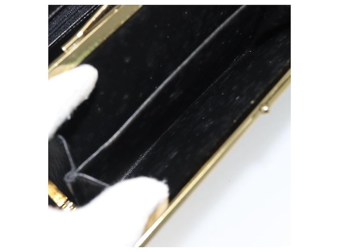 Borsa a Spalla con Catena GIVENCHY in Pelle Nera Oro Auth 190822A Nero D'oro - vista 23