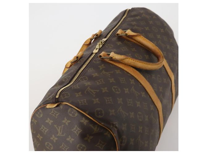 LOUIS VUITTON Borsa Boston Monogram Keepall 50 M41426 LV Auth 187059 Monogramma - vista 6