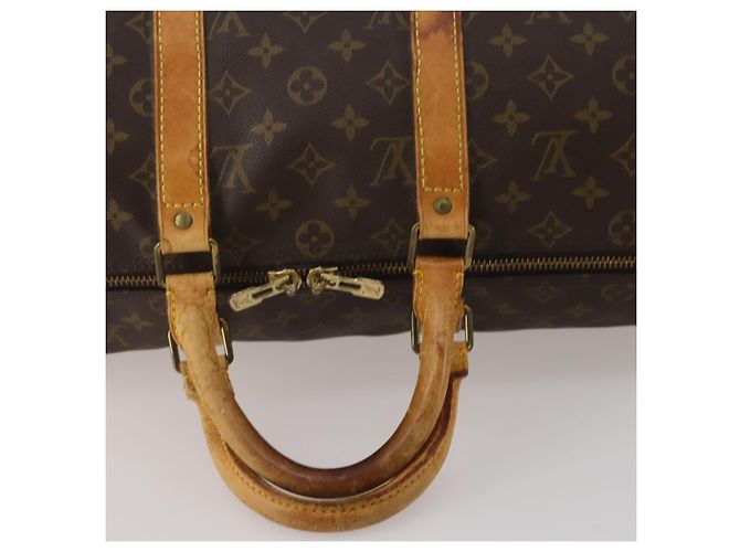 LOUIS VUITTON Borsa Boston Monogram Keepall 50 M41426 LV Auth 187059 Monogramma - vista 7