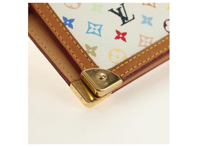 LOUIS VUITTON Monogram Multicolor Agenda PM Planner White R21074 Auth bs36046M Bianco - vista 10