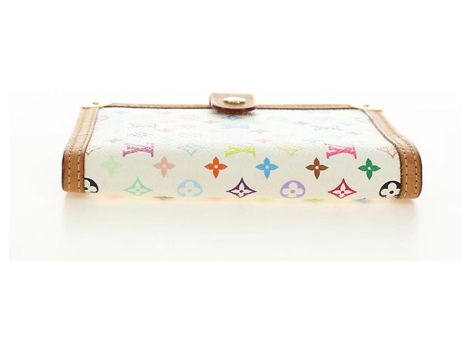 LOUIS VUITTON Monogram Multicolor Agenda PM Planner White R21074 Auth bs36046M Bianco - vista 5