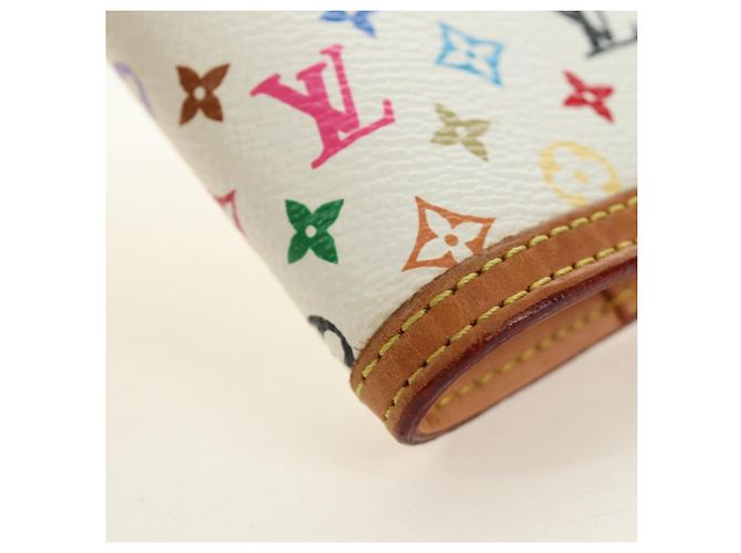 LOUIS VUITTON Monogram Multicolor Agenda PM Planner White R21074 Auth bs36046M Bianco - vista 8