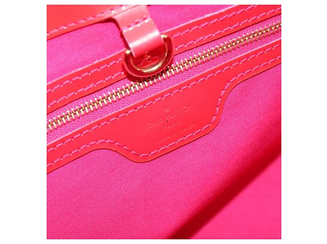 LOUIS VUITTON Borsa Wilshire PM Monogram Vernis Rose Pop M93643 LV Auth 190861A Rosa - vista 15