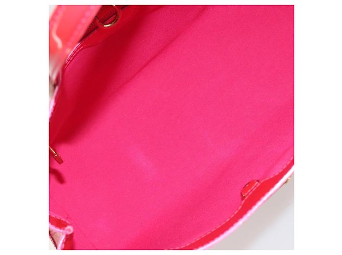 LOUIS VUITTON Borsa Wilshire PM Monogram Vernis Rose Pop M93643 LV Auth 190861A Rosa - vista 16