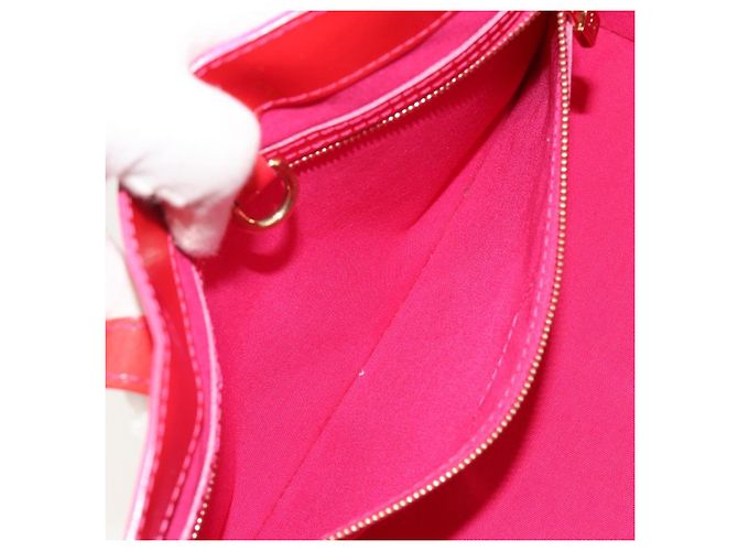 LOUIS VUITTON Borsa Wilshire PM Monogram Vernis Rose Pop M93643 LV Auth 190861A Rosa - vista 20