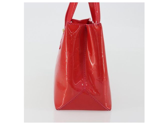 LOUIS VUITTON Borsa Wilshire PM Monogram Vernis Rose Pop M93643 LV Auth 190861A Rosa - vista 5