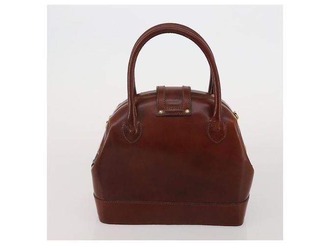 Borsa BALLY in pelle 2 Set Marrone Oro Autentica bs35899 D'oro - vista 11