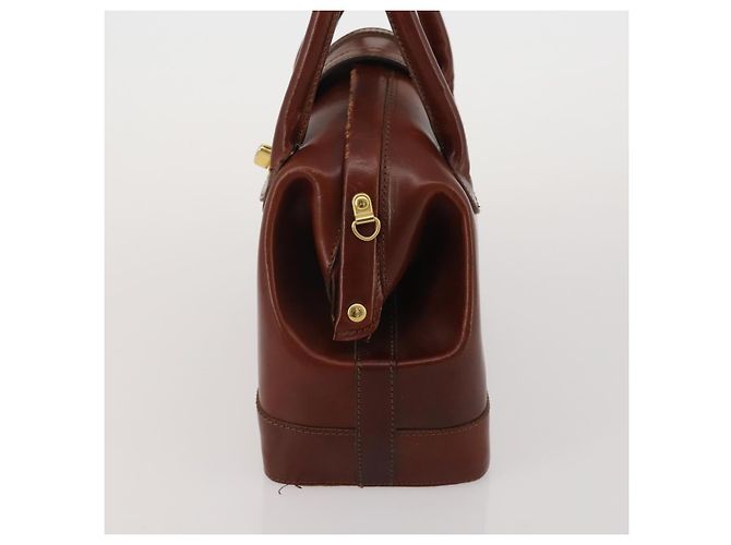 Borsa BALLY in pelle 2 Set Marrone Oro Autentica bs35899 D'oro - vista 12