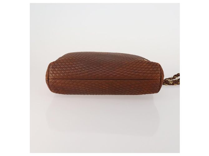 Borsa BALLY in pelle 2 Set Marrone Oro Autentica bs35899 D'oro - vista 7