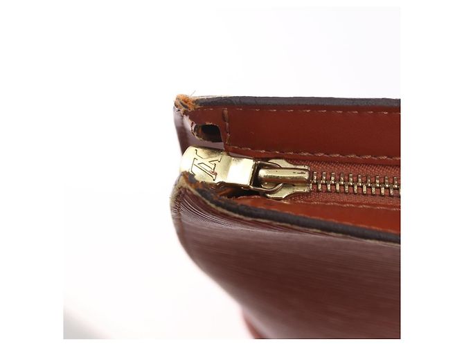 LOUIS VUITTON Epi Saint Jacques Shopping Bag Marrone M52263 LV Auth 186689 - vista 9