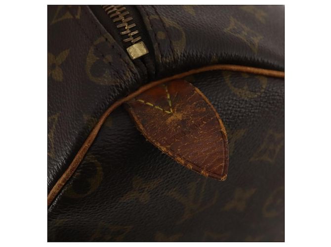 LOUIS VUITTON Monogram Keepall 50 Boston Bag M41426 LV Auth 189909 Monogramma - vista 18