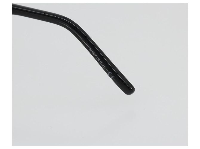 Occhiali da sole SAINT LAURENT in plastica Nero Argento Auth BA14043 - vista 10