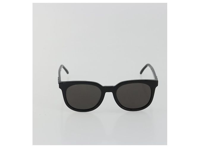 Occhiali da sole SAINT LAURENT in plastica Nero Argento Auth BA14043 - vista 2
