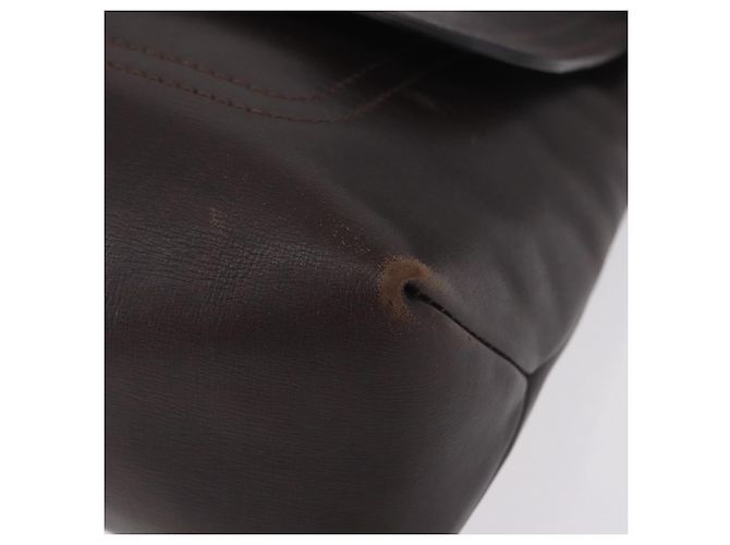 LOUIS VUITTON Utah Ohama Borsa a Spalla Pelle Marrone M92994 LV Auth ka5184 - vista 11