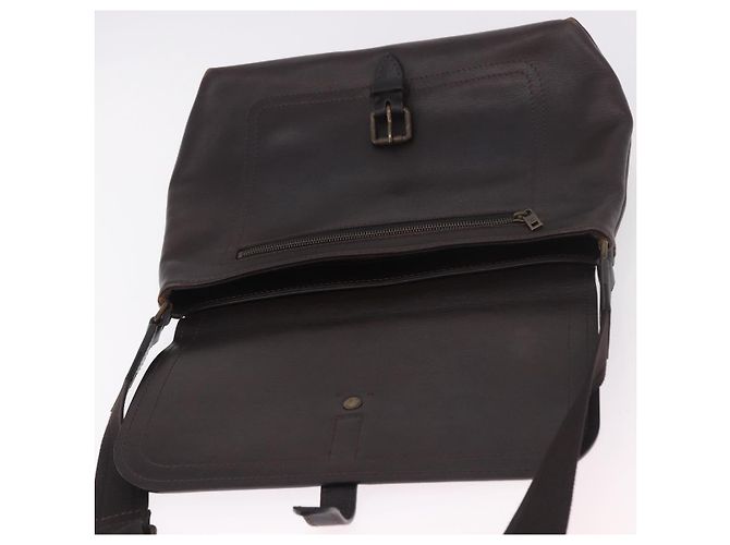 LOUIS VUITTON Utah Ohama Borsa a Spalla Pelle Marrone M92994 LV Auth ka5184 - vista 15