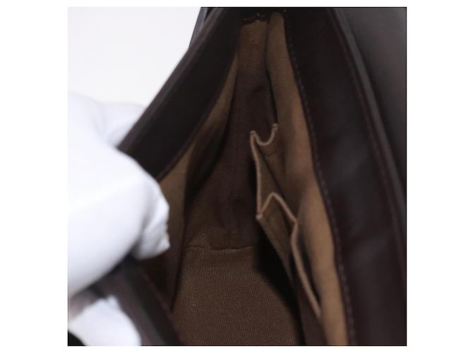 LOUIS VUITTON Utah Ohama Borsa a Spalla Pelle Marrone M92994 LV Auth ka5184 - vista 19