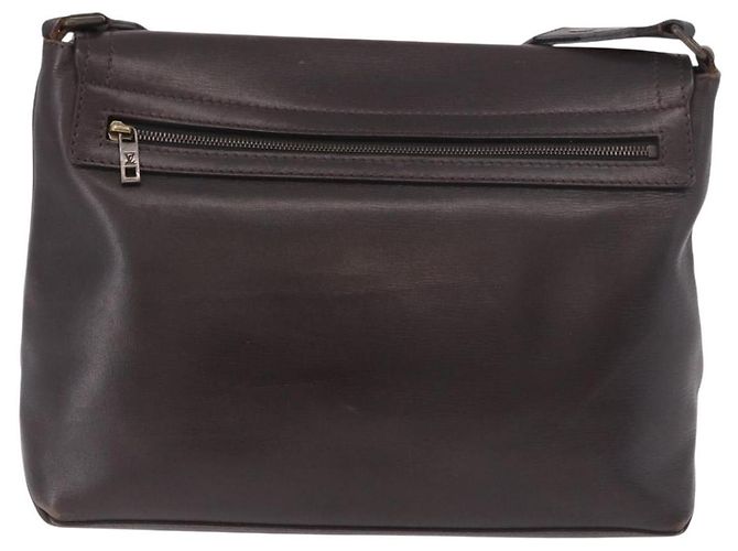 LOUIS VUITTON Utah Ohama Borsa a Spalla Pelle Marrone M92994 LV Auth ka5184 - vista 3