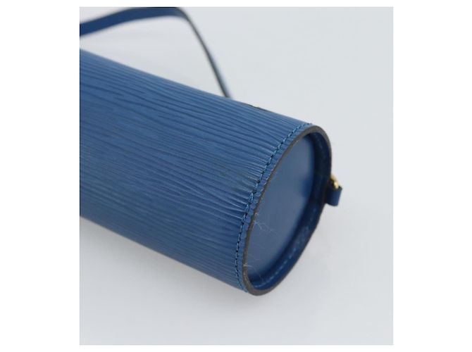 LOUIS VUITTON Epi Soufflot Pouch Blue LV Auth 189802 - vista 8