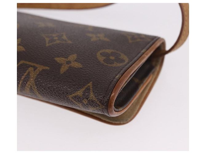 LOUIS VUITTON Monogram Pochette Twin PM Borsa a tracolla M51854 LV Auth 190505 Monogramma - vista 17