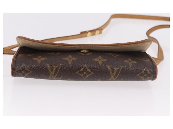 LOUIS VUITTON Monogram Pochette Twin PM Borsa a tracolla M51854 LV Auth 190505 Monogramma - vista 5