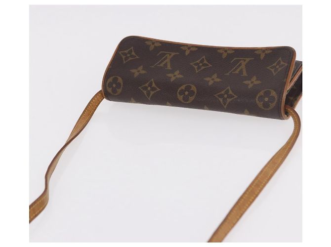LOUIS VUITTON Monogram Pochette Twin PM Borsa a tracolla M51854 LV Auth 190505 Monogramma - vista 6