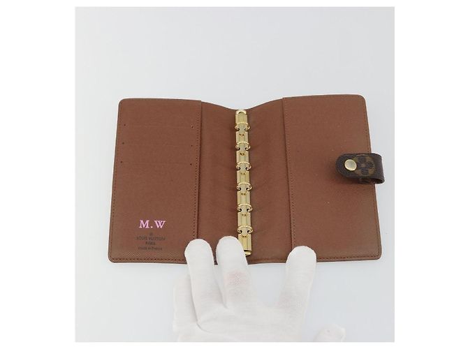 LOUIS VUITTON Monogram Agenda PM Day Planner Cover R20005 LV Auth BA14036 Monograma - vista 14