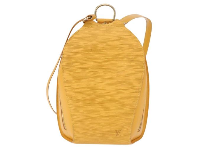 LOUIS VUITTON Epi Mabillon Rucksack Gelb M52239 LV Auth 191641 - Ansicht 13