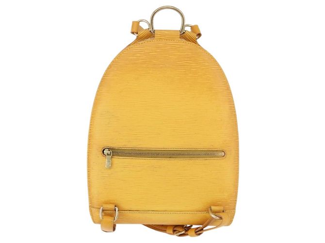 LOUIS VUITTON Epi Mabillon Rucksack Gelb M52239 LV Auth 191641 - Ansicht 2