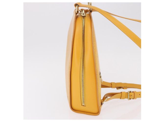 LOUIS VUITTON Epi Mabillon Rucksack Gelb M52239 LV Auth 191641 - Ansicht 3