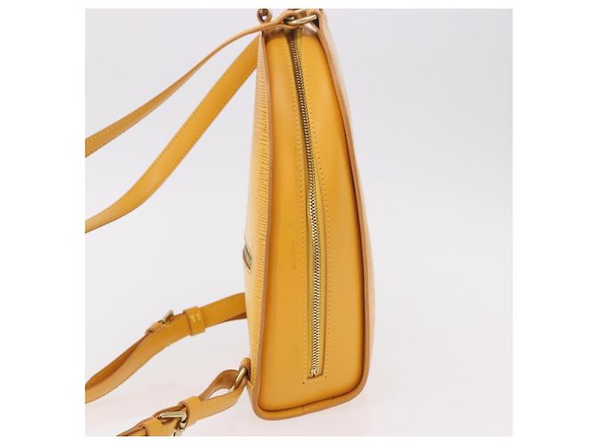LOUIS VUITTON Epi Mabillon Rucksack Gelb M52239 LV Auth 191641 - Ansicht 4
