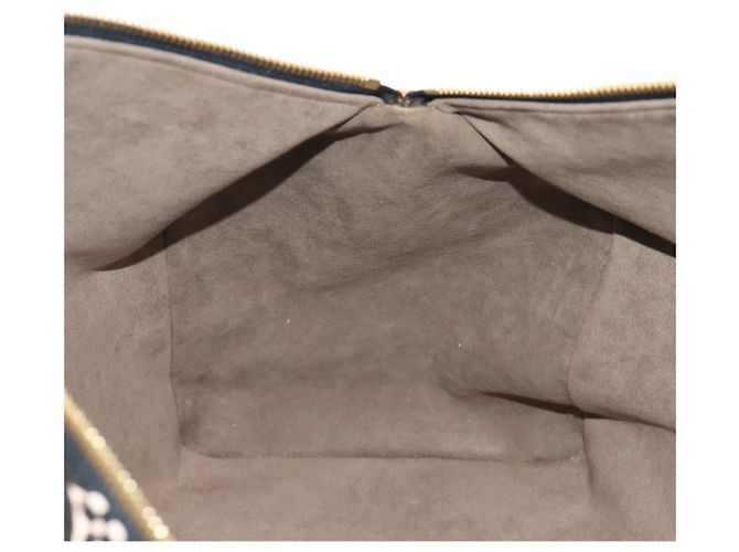 LOUIS VUITTON Monogram Multicolor Keepall 45 Borsa Nera M92640 LV Auth 190120SM Nero - vista 28