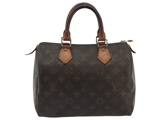 LOUIS VUITTON Borsa Monogram Speedy 25 M41528 LV Auth 190651 Monogramma - vista 13
