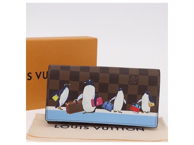LOUIS VUITTON Damier Ebene Portefeuille Sarah Long Wallet N64426 LV Auth 191659M - vista 12