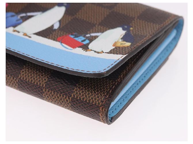 LOUIS VUITTON Damier Ebene Portefeuille Sarah Long Wallet N64426 LV Auth 191659M - vista 14