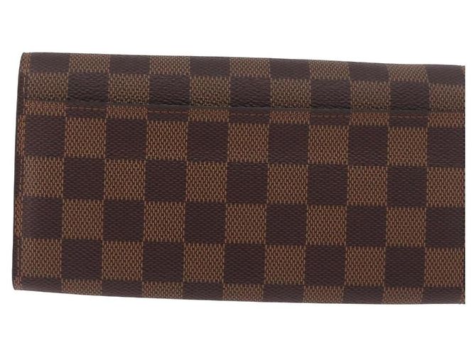 LOUIS VUITTON Damier Ebene Portefeuille Sarah Long Wallet N64426 LV Auth 191659M - vista 2