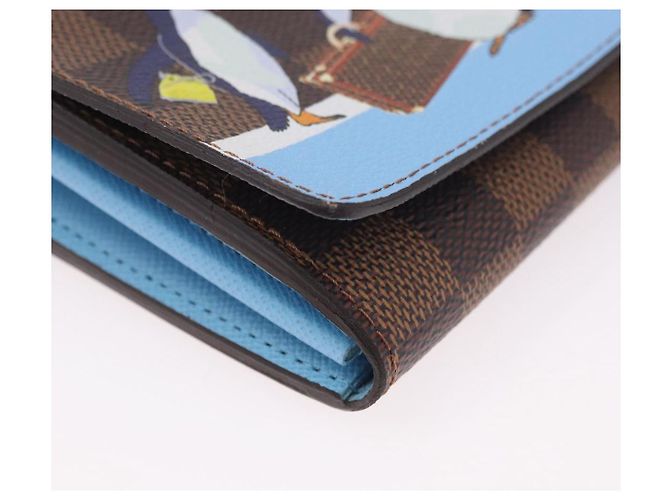 LOUIS VUITTON Damier Ebene Portefeuille Sarah Long Wallet N64426 LV Auth 191659M - vista 7