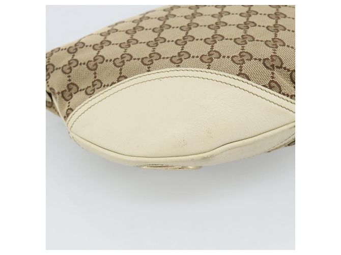 Borsa a tracolla GUCCI GG Canvas Newbrit Beige Oro 169998 Auth mr2699A D'oro - vista 13
