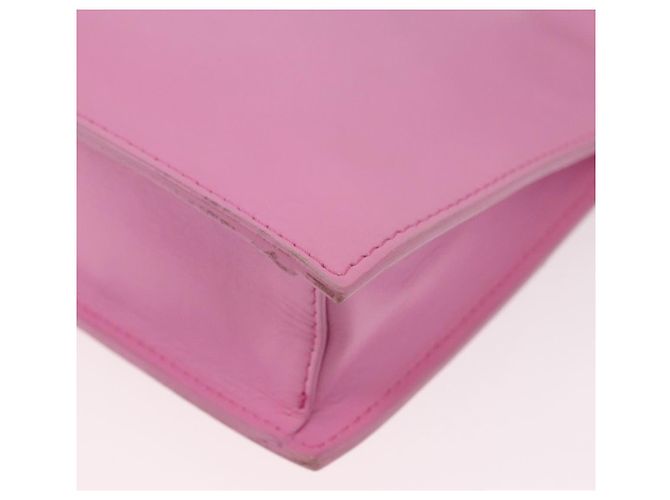 Borsa a Spalla VERSACE in Pelle Rosa Argento Auth BA13994A - vista 17