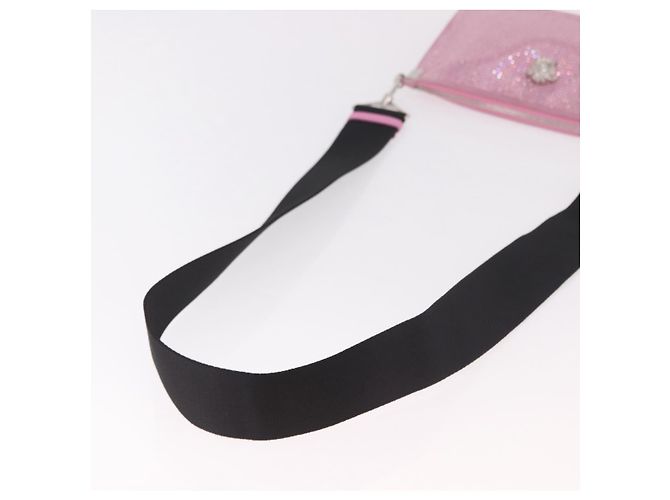 Borsa a Spalla VERSACE in Pelle Rosa Argento Auth BA13994A - vista 7