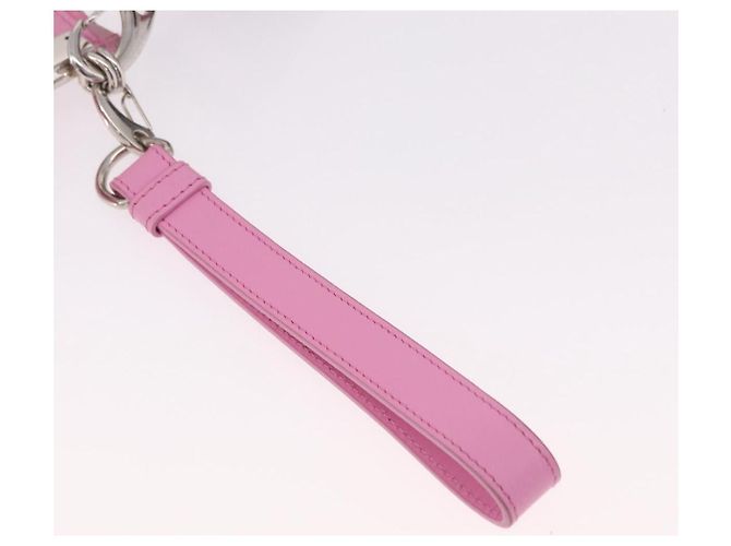 Borsa a Spalla VERSACE in Pelle Rosa Argento Auth BA13994A - vista 9