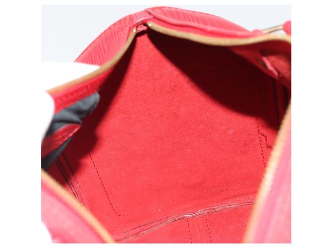 LOUIS VUITTON Epi Speedy 35 Hand Bag Castilian Red M42997 LV Auth 190649A Rosso - vista 21