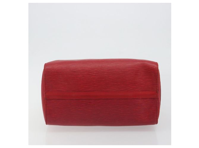 LOUIS VUITTON Epi Speedy 35 Hand Bag Castilian Red M42997 LV Auth 190649A Rosso - vista 5