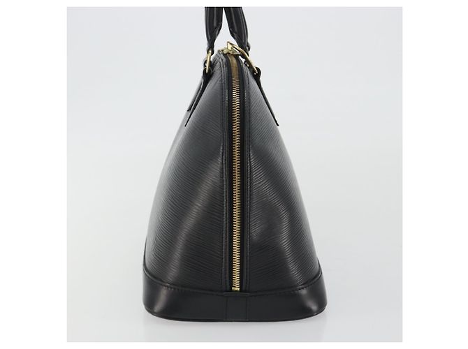 Borsa LOUIS VUITTON Epi Alma Noir Black M52142 LV Auth 190623A Nero - vista 5