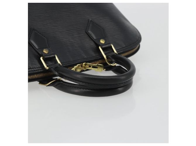 Borsa LOUIS VUITTON Epi Alma Noir Black M52142 LV Auth 190623A Nero - vista 7