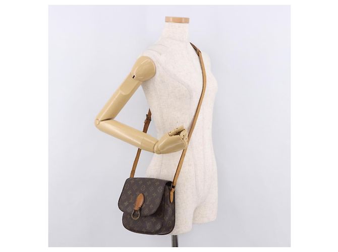 LOUIS VUITTON Borsa a Spalla Monogram Saint Cloud MM M51243 LV Auth ep15072 Monogramma - vista 26